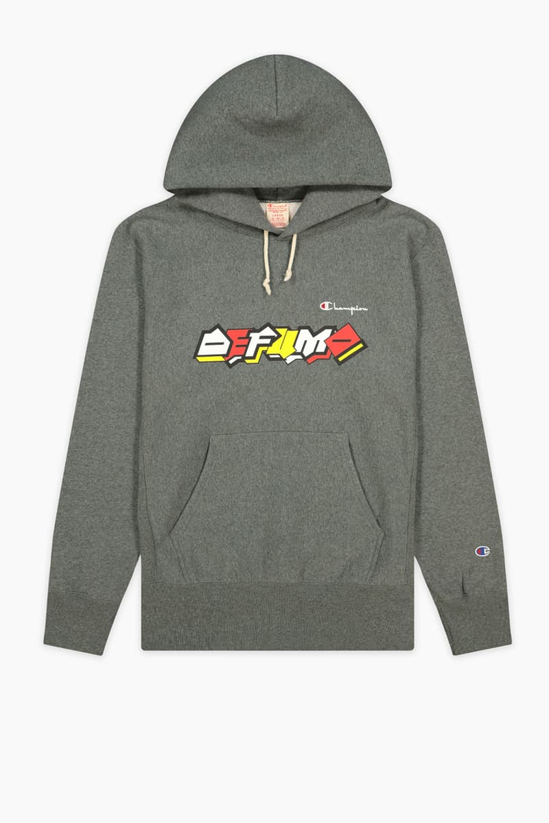 de fu mo champion collaboration futura delta mode apparel fashion style streetwear graffiti