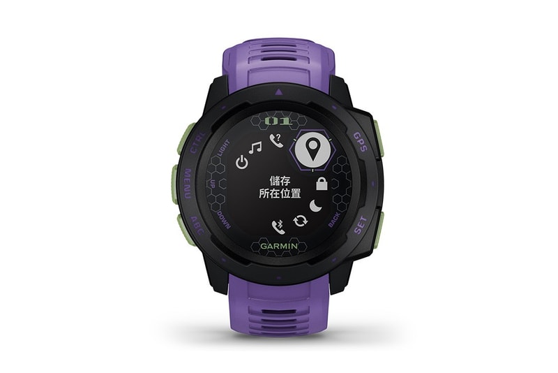Garmin Instinct MIL-STD-810G GPS Smart Watches Evangelion outdoors GPS GLONASS Galileo MIL-STD-810G