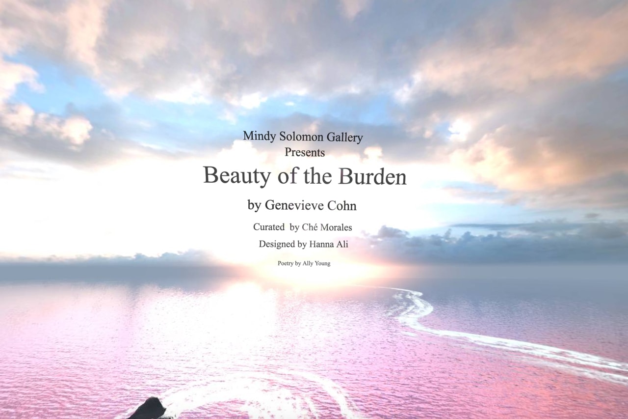genevieve cohn beauty of the burden mindy solomon gallery virtual exhibition 