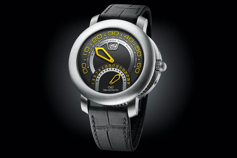 Gérald Genta Arena Bi-Retrograde Titanium Sport Info 103448 Arena Bi-Retrograde Jumping Hour  Royal Oak Nautilus Ap Patek 