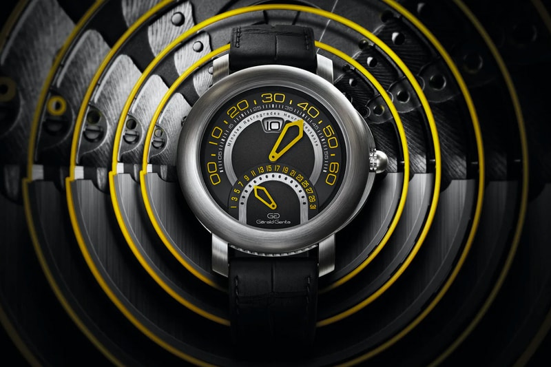 Gérald Genta Arena Bi-Retrograde Titanium Sport Info 103448 Arena Bi-Retrograde Jumping Hour  Royal Oak Nautilus Ap Patek 