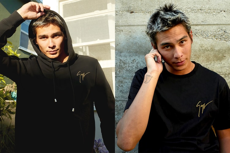 Skater Evan Mock Is the Face of Giuseppe Zanotti Loungewear