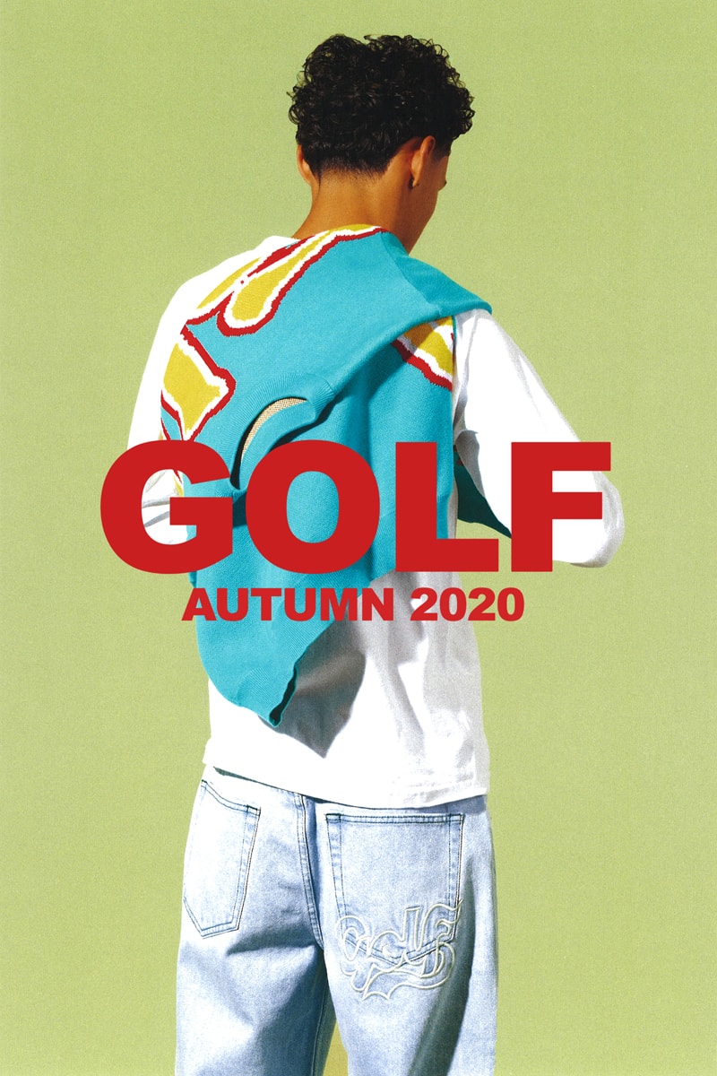GOLF WANG Fall 2020 Collection lookbook Release lookbook pastels tyler, the creator short sleeves t-shirts vests knitwear sweaters shorts pants