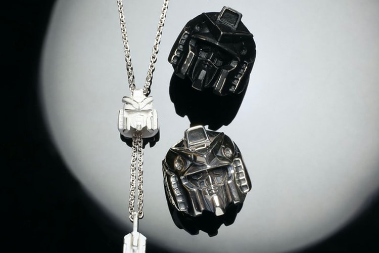 JAM HOME MADE Reimagines Gundam Helmets With Weathered Jewelry