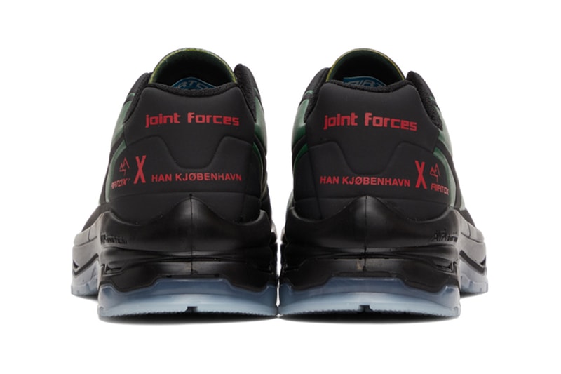 han kjobenhavn Airtox sneakers green black ssense sneaker release info green high-end safety where to cop functional footwear