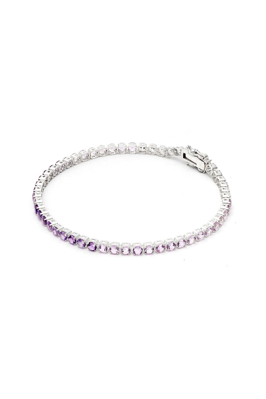 Hatton Labs Fall/Winter 2020 Collection SSENSE Exclusive Pearl Necklaces Chains for Men Think Diamond Bracelets Freshwater Trend Best Jewelry Guys Unisex 925 sterling silver semi-precious stones amethysts tourmalines topaz