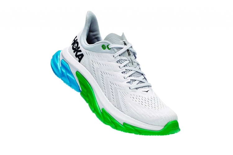 HOKA ONE ONE Embellishes Clifton Edge With Bold Blue-Green Highlights