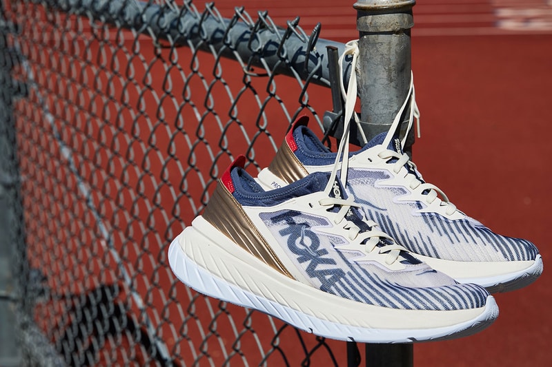 hoka one one team kit olympic release sneakers running marathon trainers cushioning supporting running trainers CARBON X-SPE CLIFTON 7 CLIFTON EDGE RINCON TK ORA RECOVERY SLID