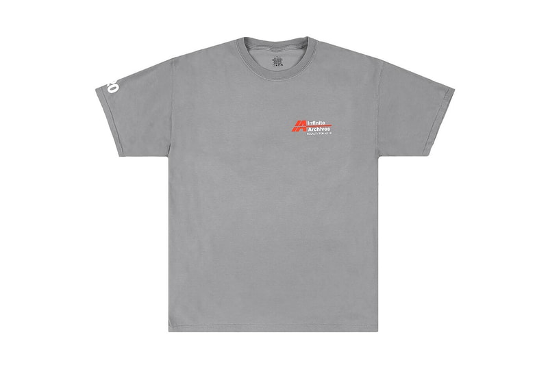 Infinite Archives Hiroshi Fujiwara GOODENOUGH END RACISM T-Shirt Grey Release info Buy Price