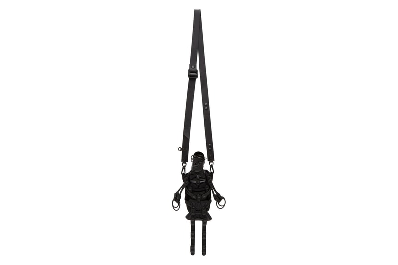 Innerraum Black Robot Fun Messenger Bag menswear streetwear spring summer 2020 collection ss20 accessories