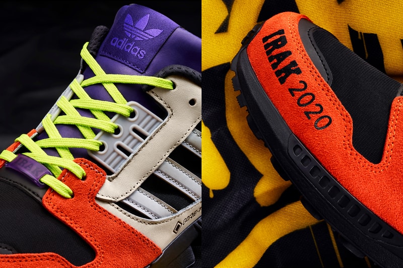irak adidas originals a zx 8000 gtx gore tex FX0372 FX0371 red purple silver white black blue neon green official release dates info photos price store list buying guide