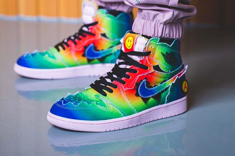 J Balvin Air Jordan 1 Retro High OG menswear streetwear spring summer 2020 collection artist rapper hip hop pop latin ss20 nike swoosh sneakers footwear 