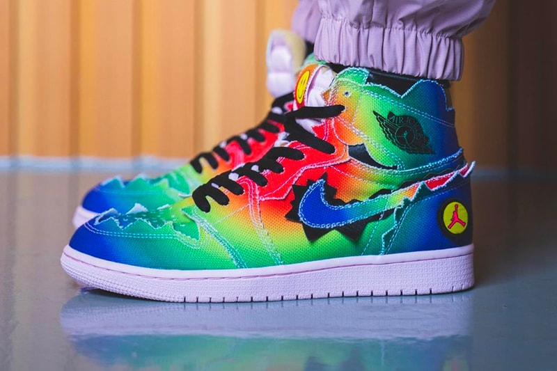 J Balvin Air Jordan 1 Retro High OG menswear streetwear spring summer 2020 collection artist rapper hip hop pop latin ss20 nike swoosh sneakers footwear 