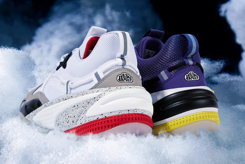 j cole puma hoops rs dreamer basketball shoe concrete jungle purple heart los angeles lakers official release date info photos price store list buying guide kyle kuzma danny green derrick jones jr