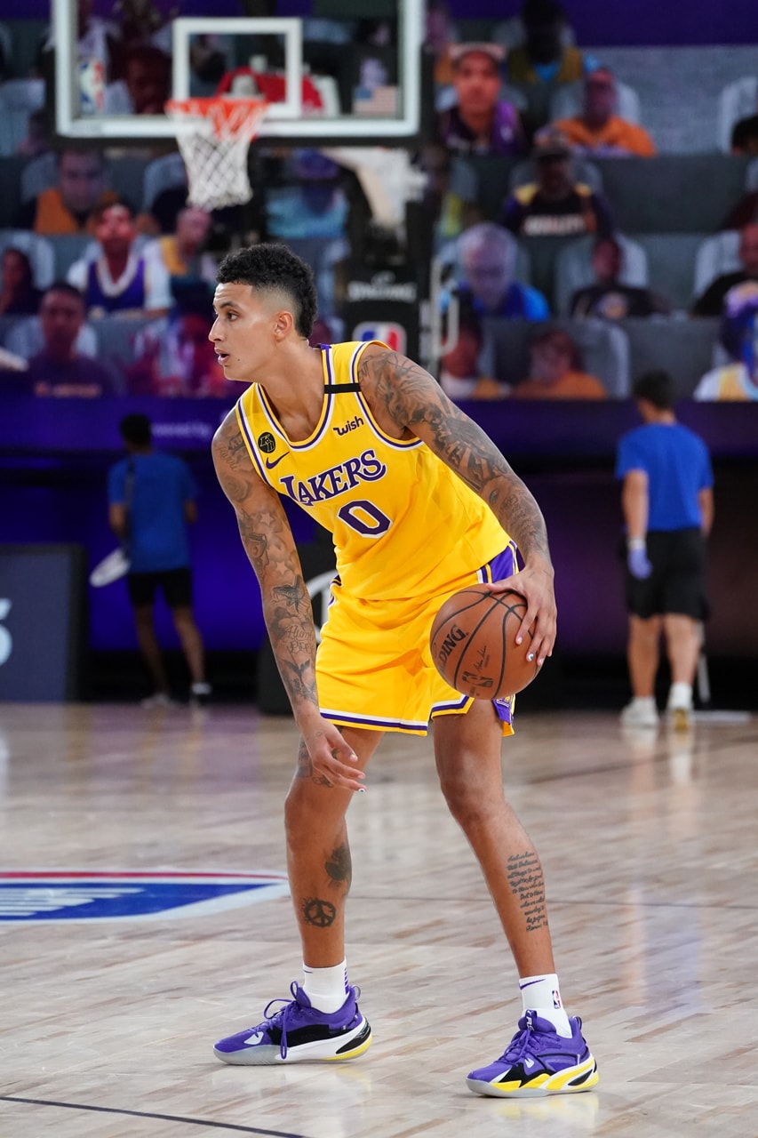 j cole puma hoops rs dreamer basketball shoe concrete jungle purple heart los angeles lakers official release date info photos price store list buying guide kyle kuzma danny green derrick jones jr