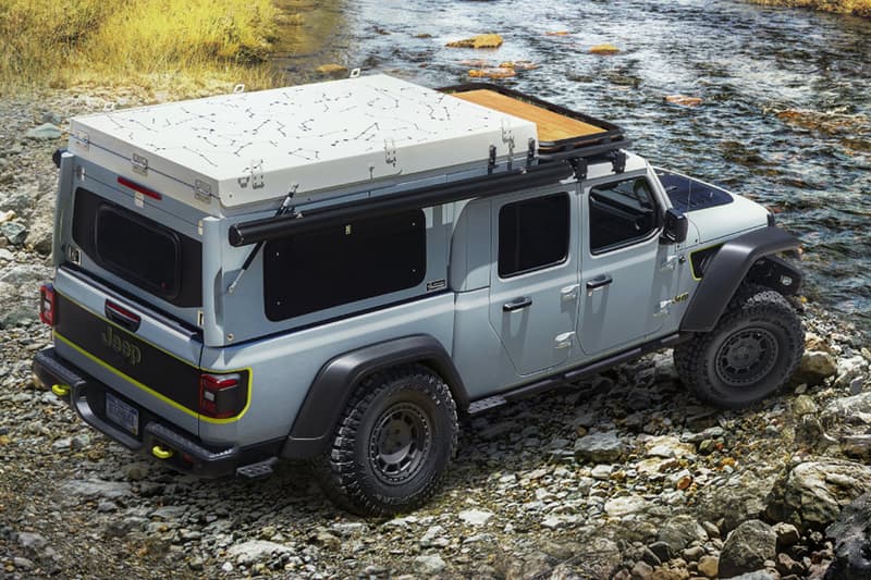 jeep ecodiesel overlander truck concept farout gladiator off road camping overlanding offroading 4x4