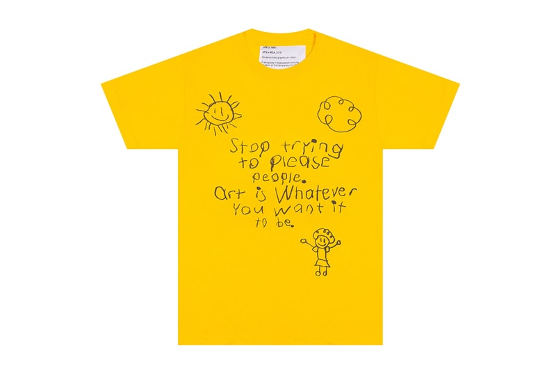 Joe Freshgoods and MCA Chicago Capsule Collection t-shirts hoodies posters puzzle notebook "The Youth in You is Happy"