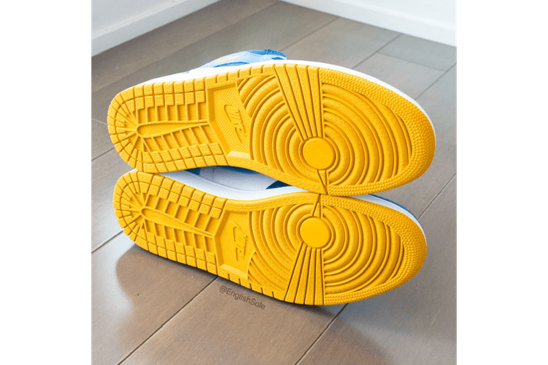 Jordan Brand Air Jordan 1 "Marquette" PE Player Exclusive 1 of 40 Super Rare Sneaker Basketball AJ1 Blue Yellow Faux Stingray Croc Leather Suede University of Milwaukee Health Science