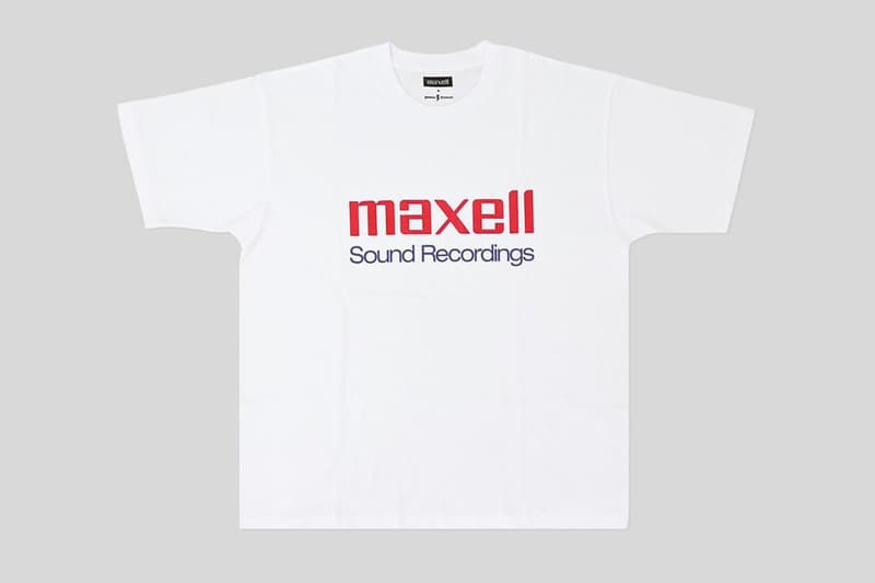 JOURNAL STANDARD Drops Nostalgic Maxell T-Shirt Collection blown away guy cassette tapes cds music '90s '80s recordings