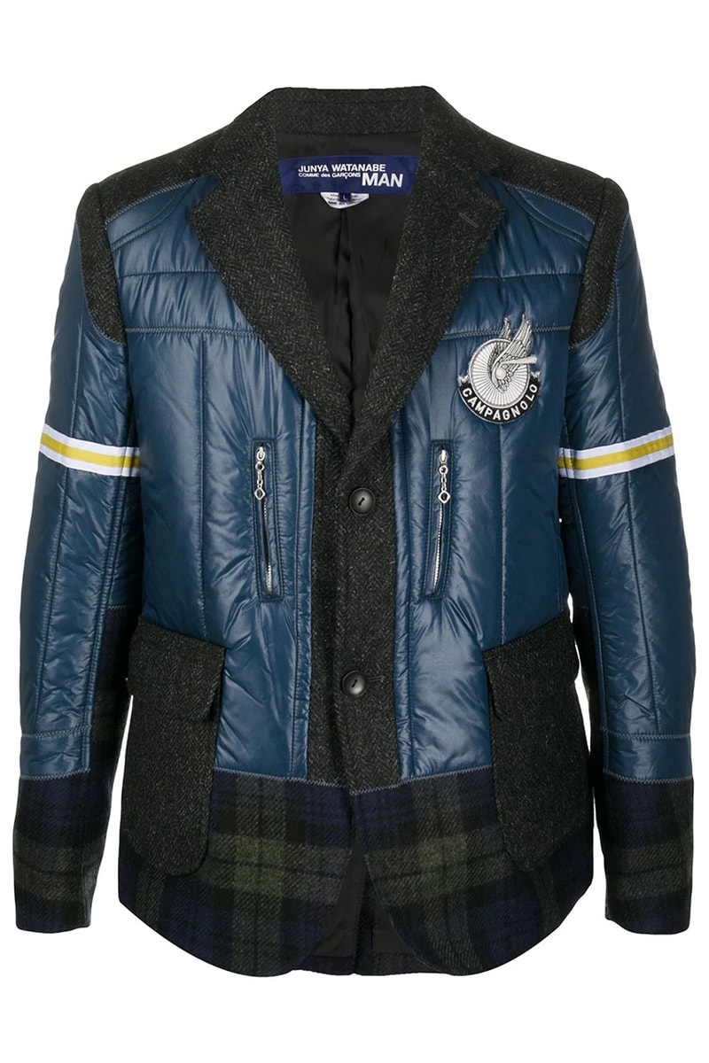 Junya Watanabe MAN FW20 Patchwork, Collaborations levis canada goose carhartt pirelli campagnolo moto guzzi collection fall winter 2020 comme des garcons