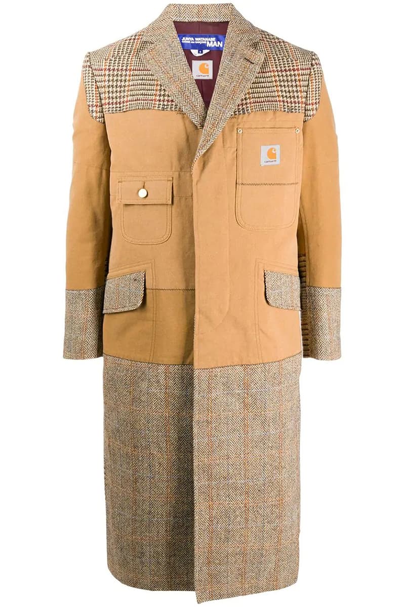 Junya Watanabe MAN FW20 Patchwork, Collaborations levis canada goose carhartt pirelli campagnolo moto guzzi collection fall winter 2020 comme des garcons