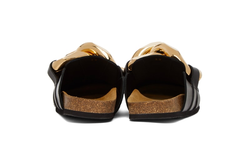 JW Anderson Leather Curb Chain Loafers menswear streetwear spring summer 2020 collection ss20 footwear shoes slip ons sandals