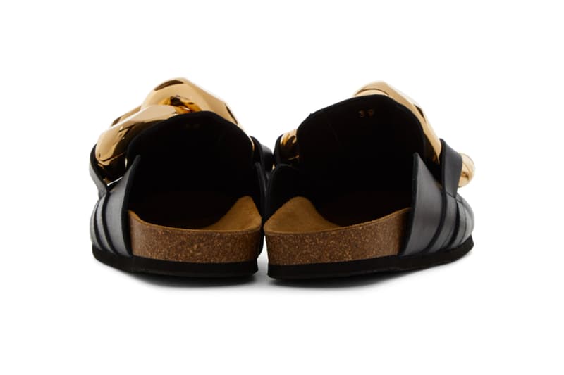 JW Anderson Leather Curb Chain Loafers menswear streetwear spring summer 2020 collection ss20 footwear shoes slip ons sandals