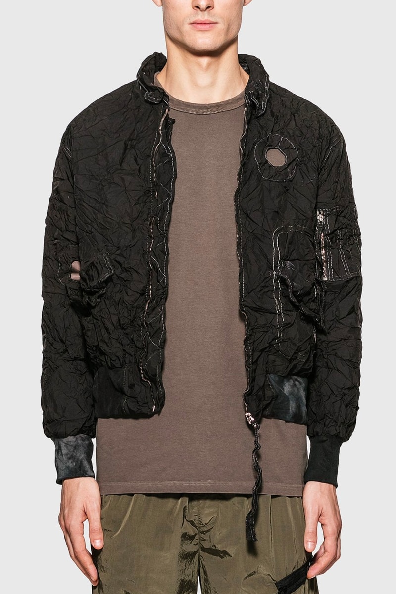 KANGHYUK Readymade Airbag Shrink Bomber Jacket Release Info Buy Price Black
