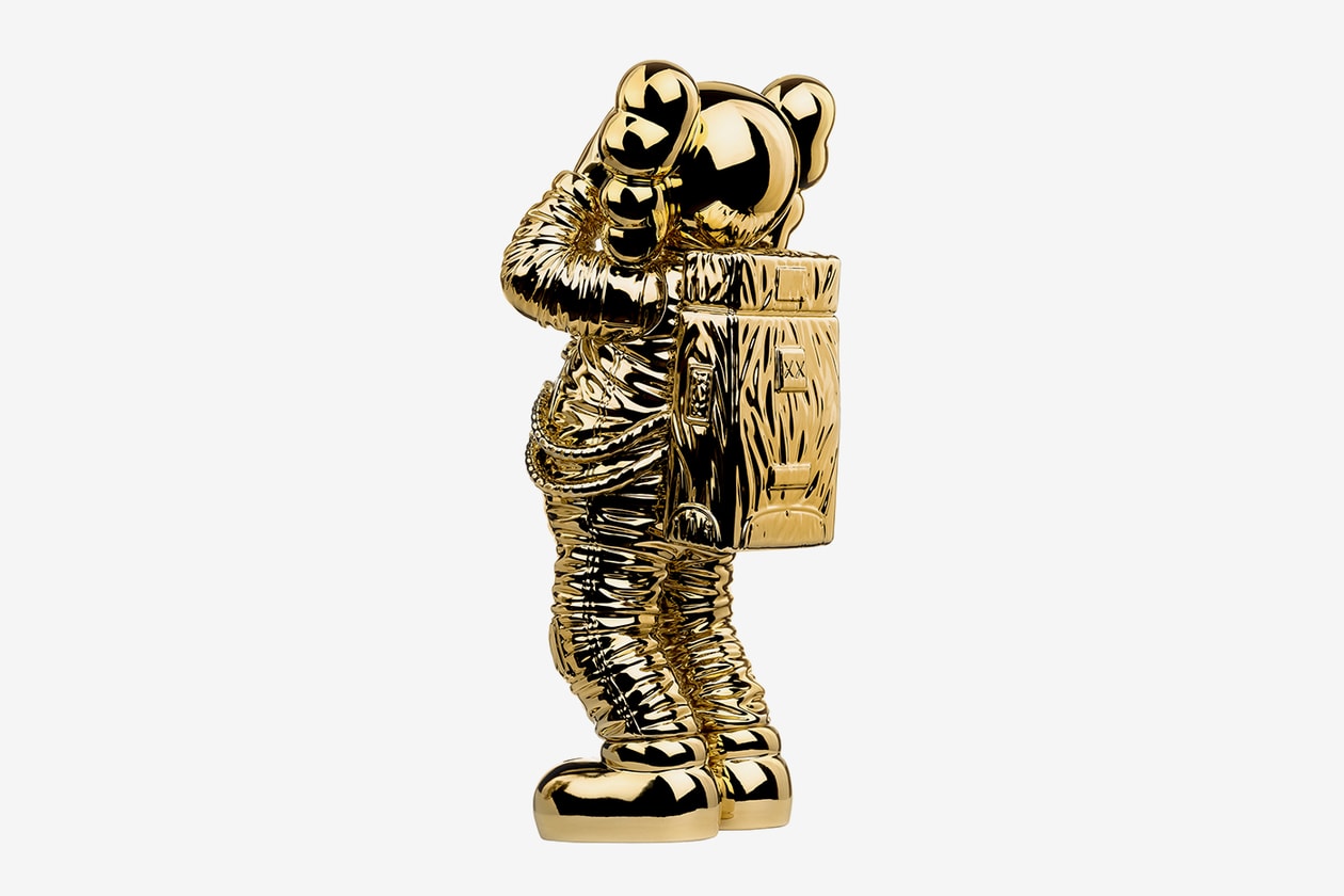 'KAWS:HOLIDAY SPACE' Companion AllRightsReserved figure collectible 11.5 inches astronaut three colorways gold silver black