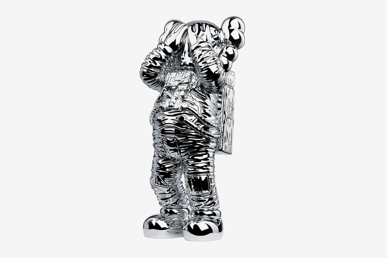 'KAWS:HOLIDAY SPACE' Companion AllRightsReserved figure collectible 11.5 inches astronaut three colorways gold silver black