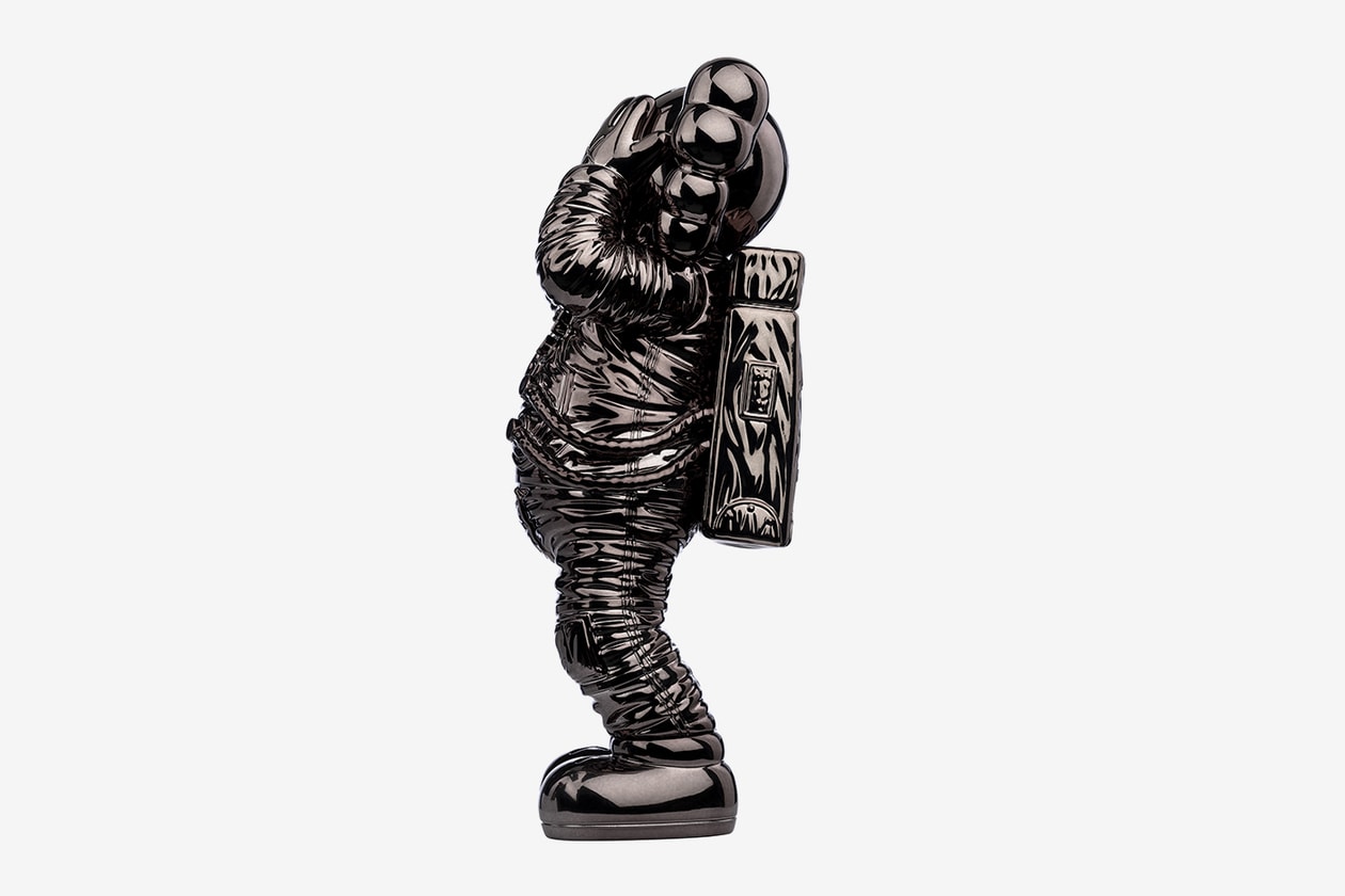 'KAWS:HOLIDAY SPACE' Companion AllRightsReserved figure collectible 11.5 inches astronaut three colorways gold silver black