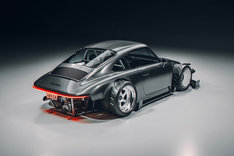 Khyzyl Saleem Porsche 911 "Un-hinged" Render air-cooled Porsche 964 993 356 widebody rotiform carbon fiber german automotive