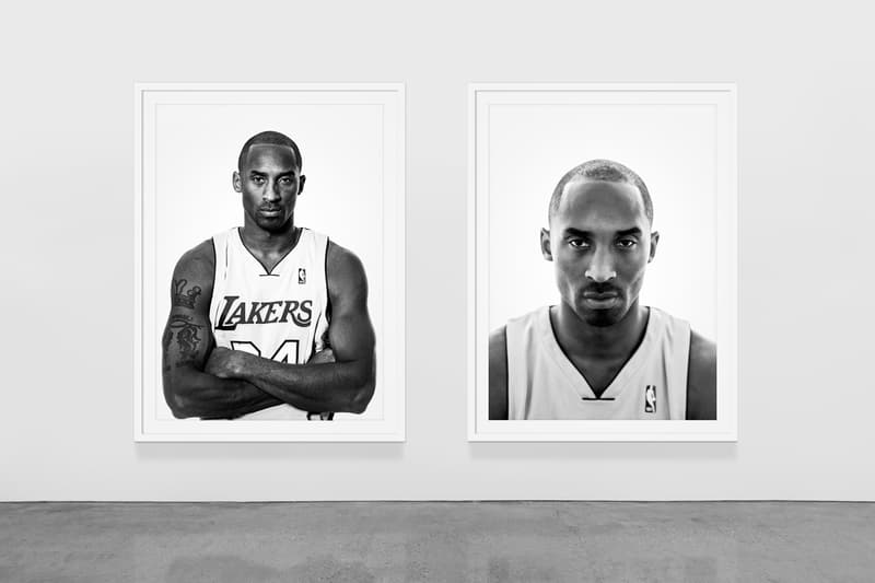 Kobe Bryant Virtual Exhibition Plastic Gallery "8/24 : Kobe Bryant" Michael Muller installation views NBA champion portraits mamba week
