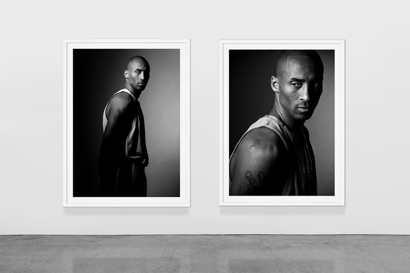 Kobe Bryant Virtual Exhibition Plastic Gallery "8/24 : Kobe Bryant" Michael Muller installation views NBA champion portraits mamba week
