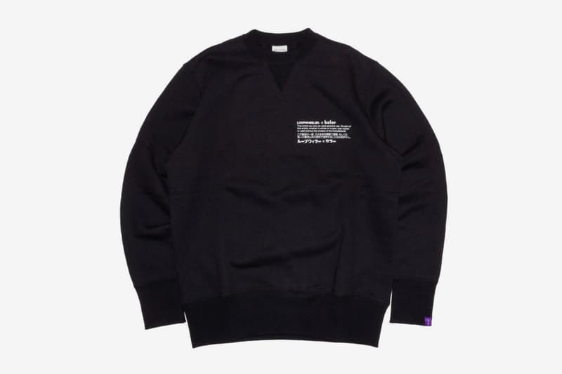 Kolor Loopwheeler Crewneck Sweatshirt Release cotton fleece wakayama loom mill junichi abes