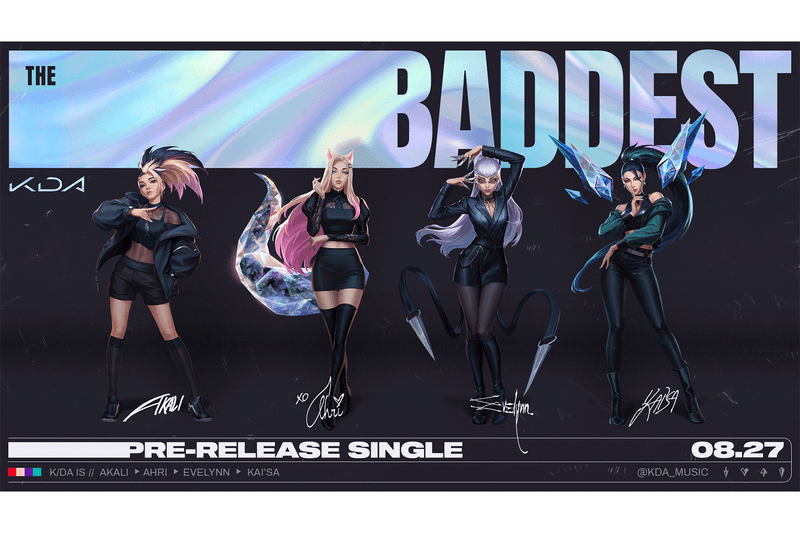 'League of Legends' K/DA Launches Comeback With "THE BADDEST"