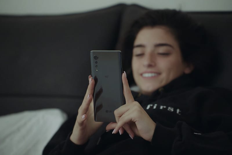 LG Celebrates the Launch of the Velvet Smartphone with Dixie D'Amelio