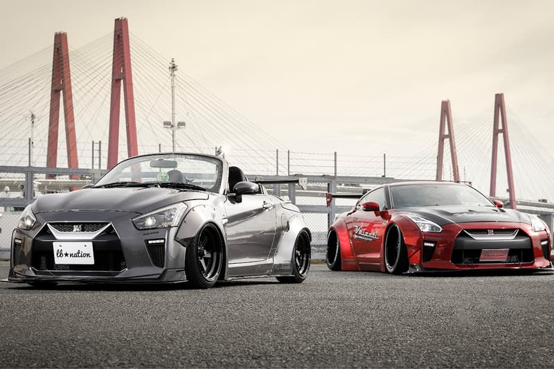 Liberty Walk Daihatsu Copen Nissan GT-R Kei Cars Tuning Closer Look Japanese Tuned Automotive 658 cc three-cylinder engine Bodykit Widebody Kit