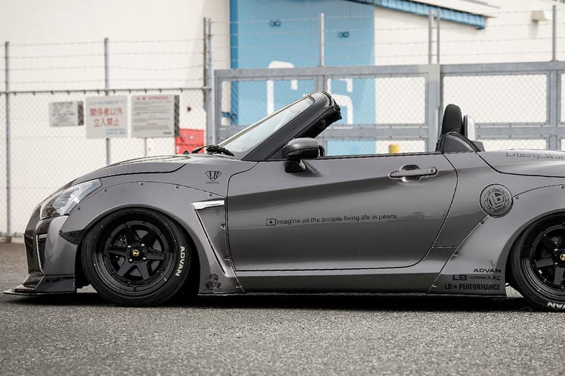 Liberty Walk Daihatsu Copen Nissan GT-R Kei Cars Tuning Closer Look Japanese Tuned Automotive 658 cc three-cylinder engine Bodykit Widebody Kit