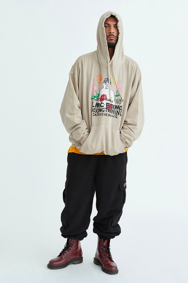 LMC Fall Winter 2020 Lookbook collection menswear streetwerar fw20 hoodies shirts tees graphics pants sweaters jackets