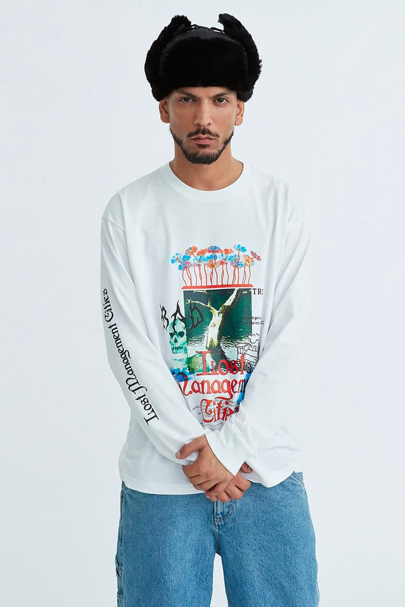 LMC Fall Winter 2020 Lookbook collection menswear streetwerar fw20 hoodies shirts tees graphics pants sweaters jackets