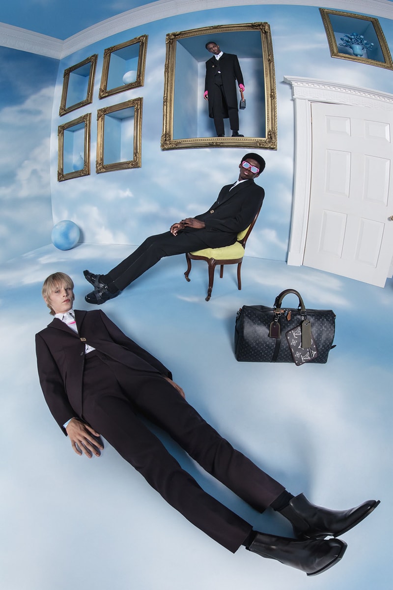 Louis Vuitton Fall/Winter 2020 Campaign Lookbook Menswear Tim Walker "Heaven on Earth" Men’s Artistic Director Virgil Abloh British actor Michael Ward Ghanaian model Ottawa Kwami