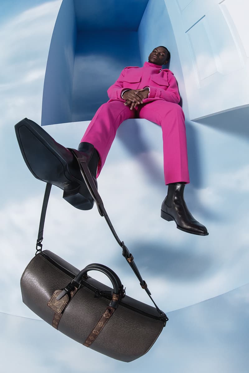 Louis Vuitton Fall/Winter 2020 Campaign Lookbook Menswear Tim Walker "Heaven on Earth" Men’s Artistic Director Virgil Abloh British actor Michael Ward Ghanaian model Ottawa Kwami