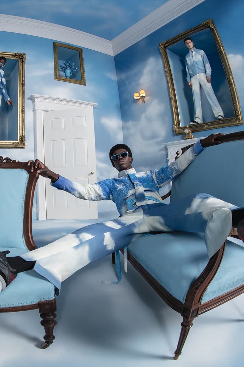 Louis Vuitton Fall/Winter 2020 Campaign Lookbook Menswear Tim Walker "Heaven on Earth" Men’s Artistic Director Virgil Abloh British actor Michael Ward Ghanaian model Ottawa Kwami
