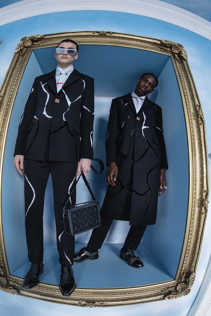 Louis Vuitton Fall/Winter 2020 Campaign Lookbook Menswear Tim Walker "Heaven on Earth" Men’s Artistic Director Virgil Abloh British actor Michael Ward Ghanaian model Ottawa Kwami