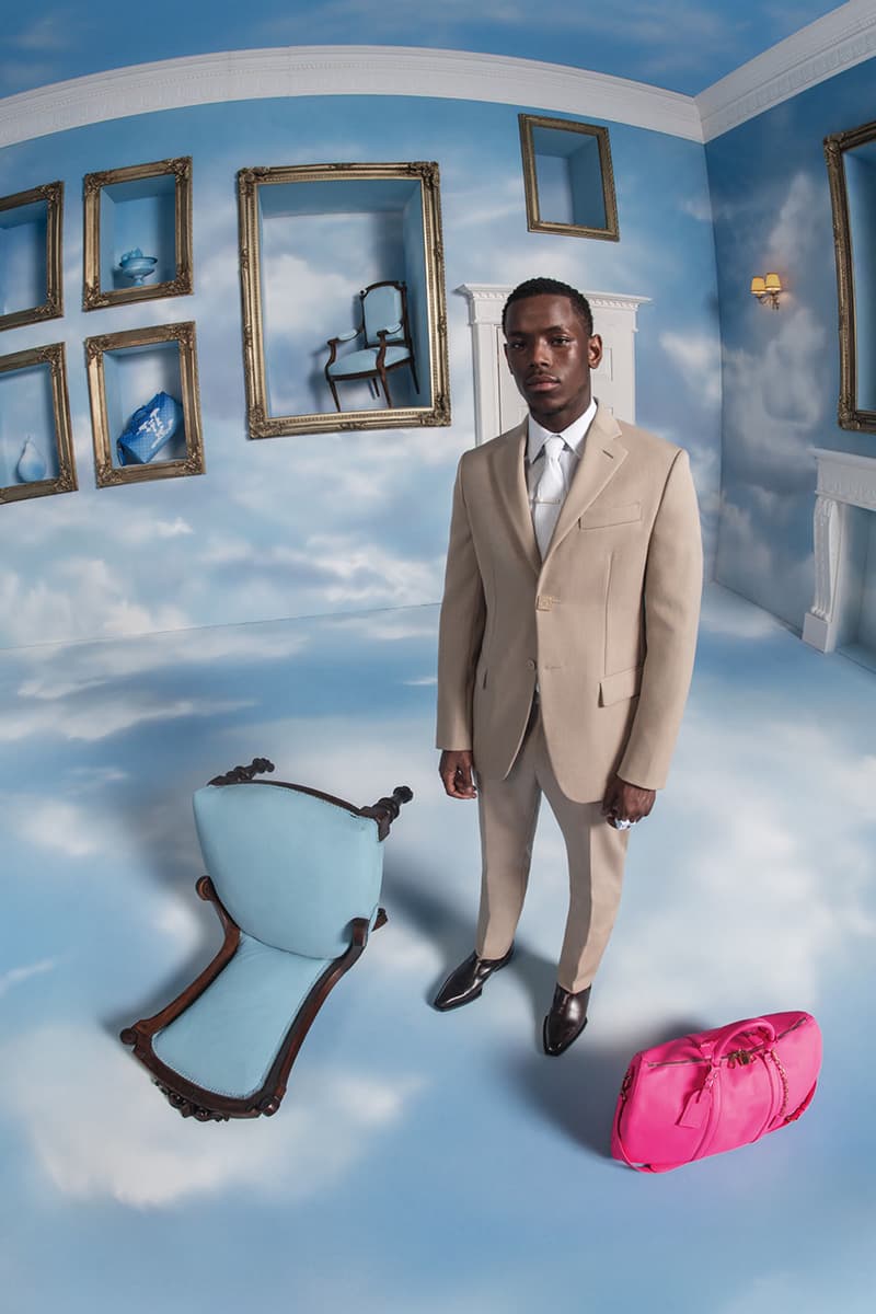 Louis Vuitton Fall/Winter 2020 Campaign Lookbook Menswear Tim Walker "Heaven on Earth" Men’s Artistic Director Virgil Abloh British actor Michael Ward Ghanaian model Ottawa Kwami