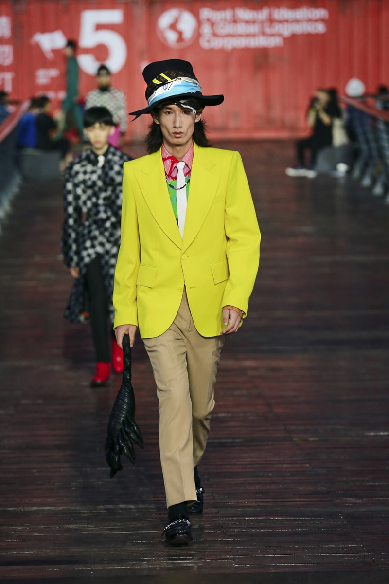Louis Vuitton Spring/Summer 2021 Collection Runway ss21 virgil abloh mens menswear shanghai Zoooom friends video watch presentation show upcycling recycle lv design message in a bottle