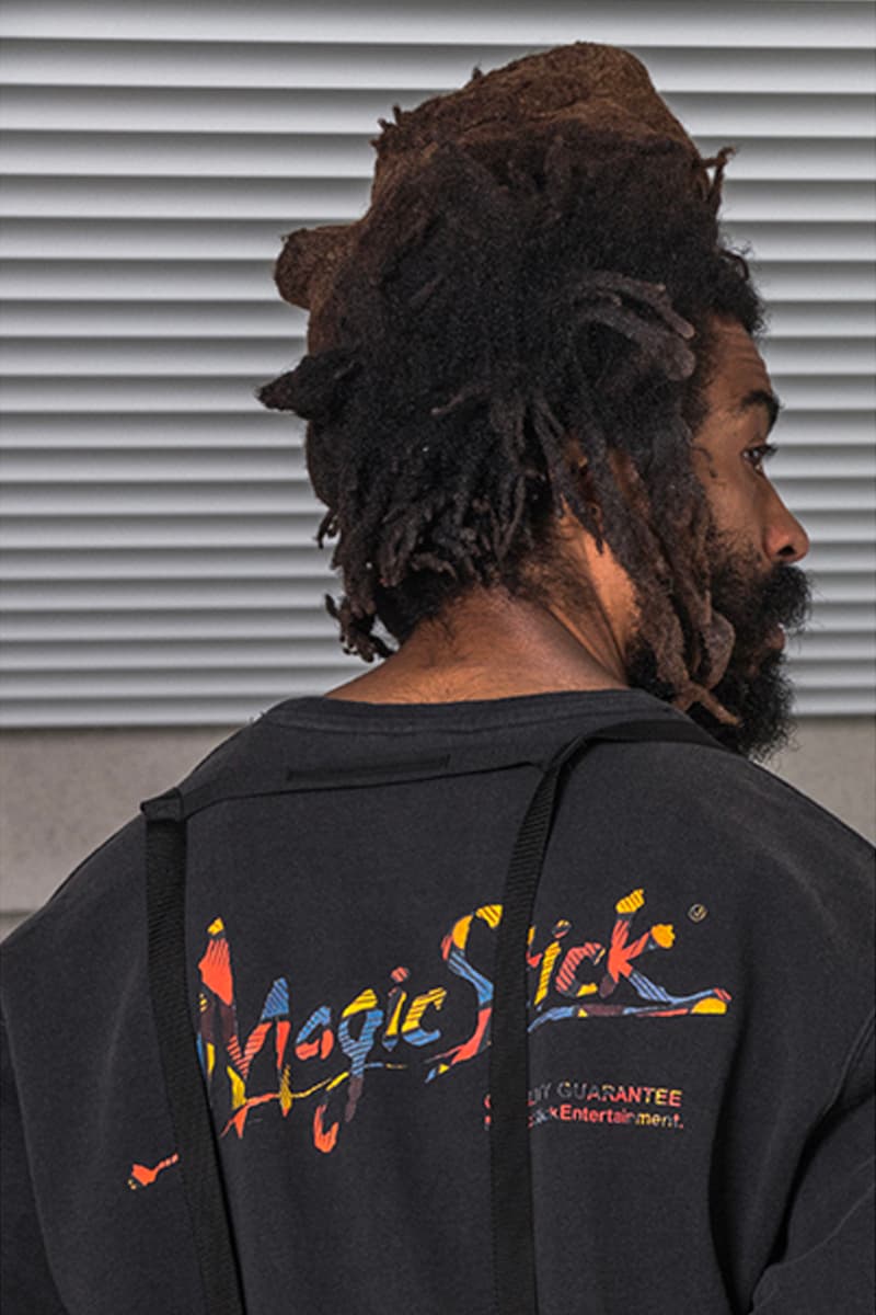 MAGIC STICK Fall Winter 2020 Lookbook menswear streetwear ss20 jackets coats t shirts hoodies pants trousers overalls