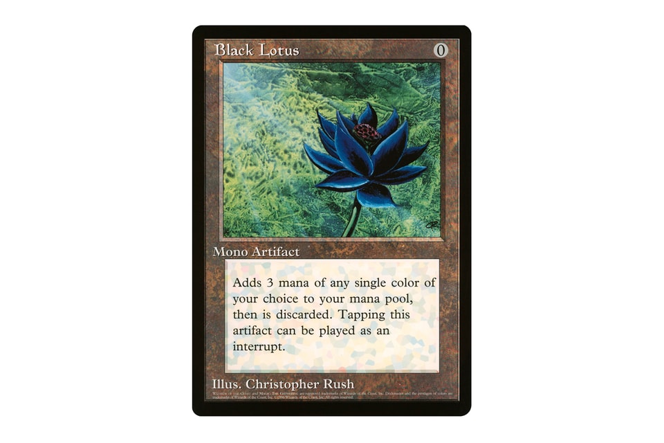 The Gathering PSA 10 Alpha Black Lotus Card Sold for $250K Hypebeast