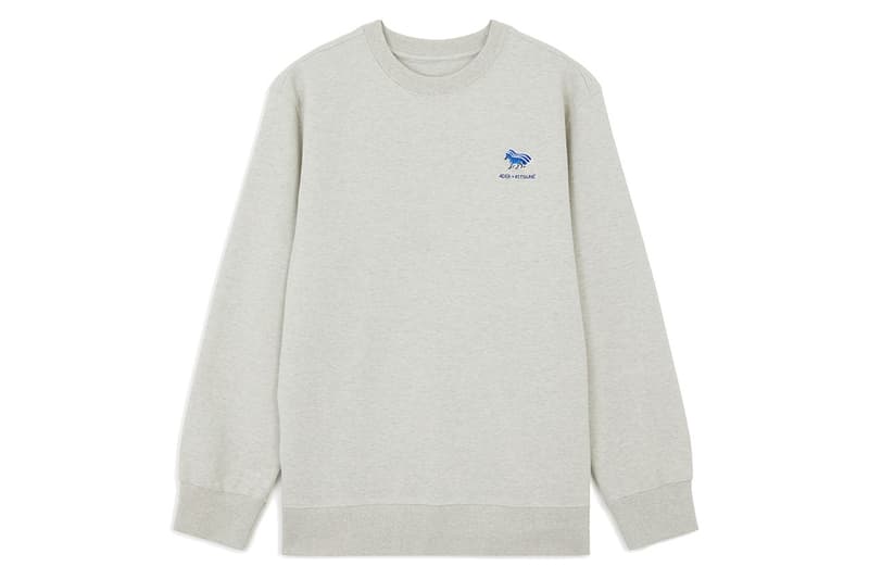 Maison Kitsuné and ADER error "The Bluest Fox" collection crewnecks short sleeves polos hats socks 